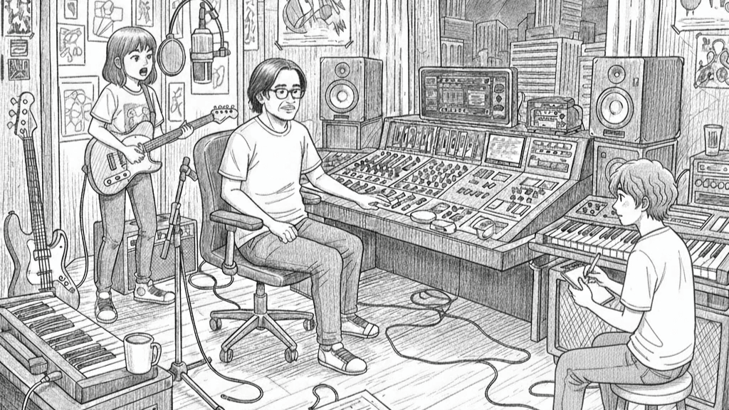 サウンドプロデュースの様子