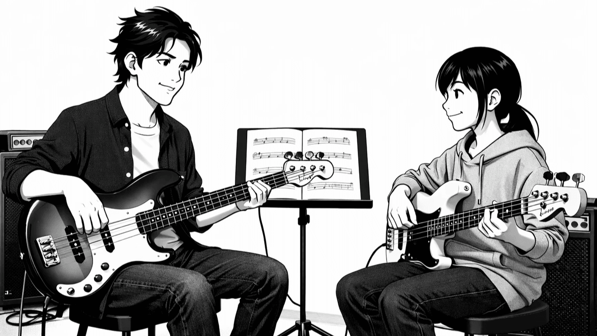 ベースレッスンの様子