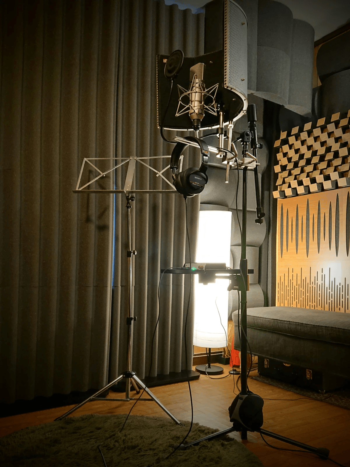 ボーカルレコーディングの様子