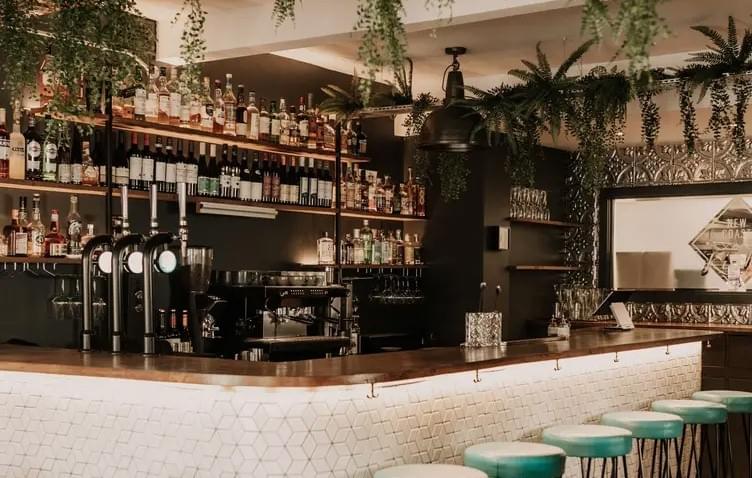 The Bar at the New Coast Kitchen In Croyde