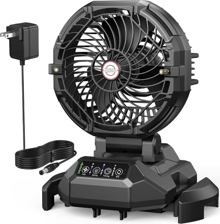 BUCKET TOP Misting Fan  
