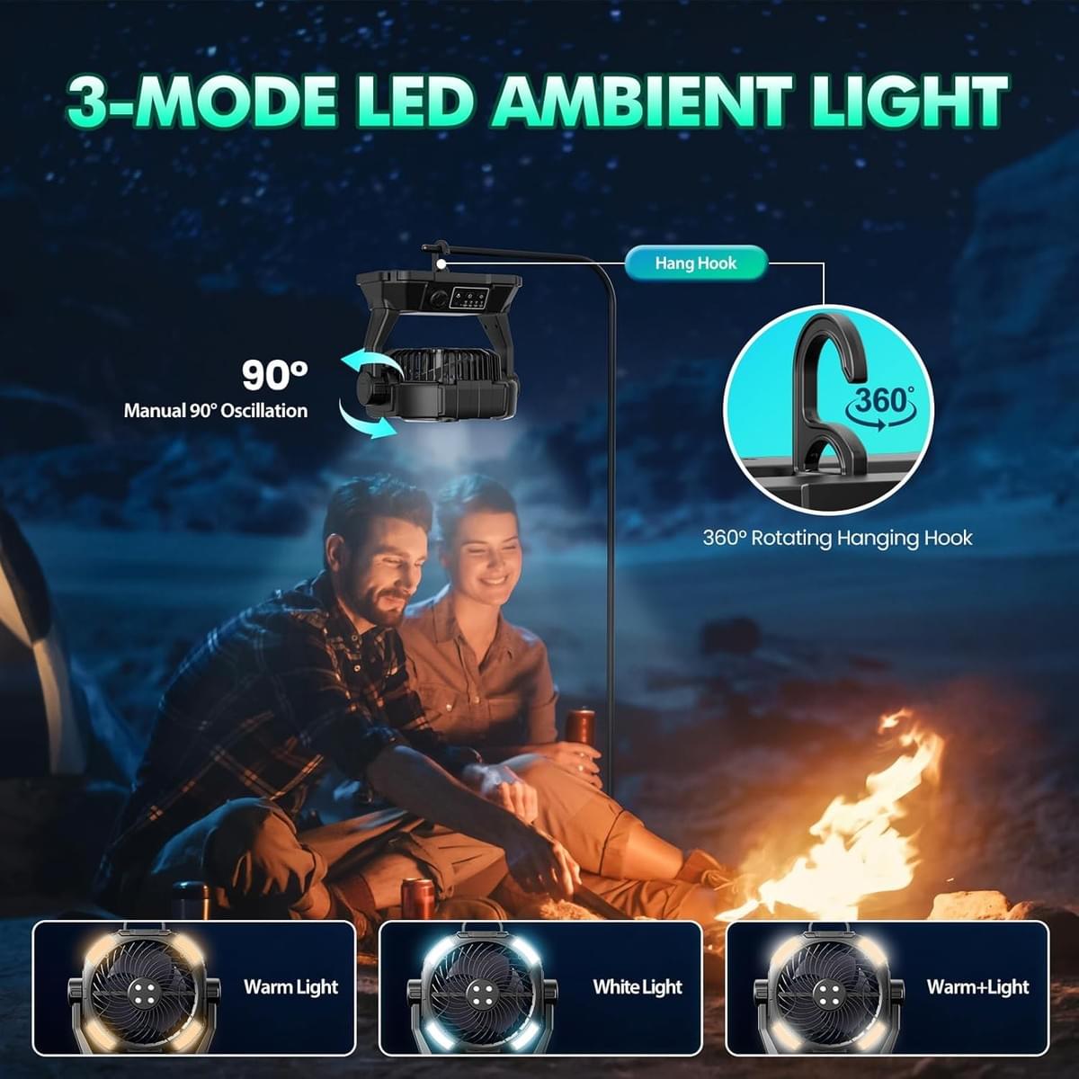 Rechargeable Misting Fan