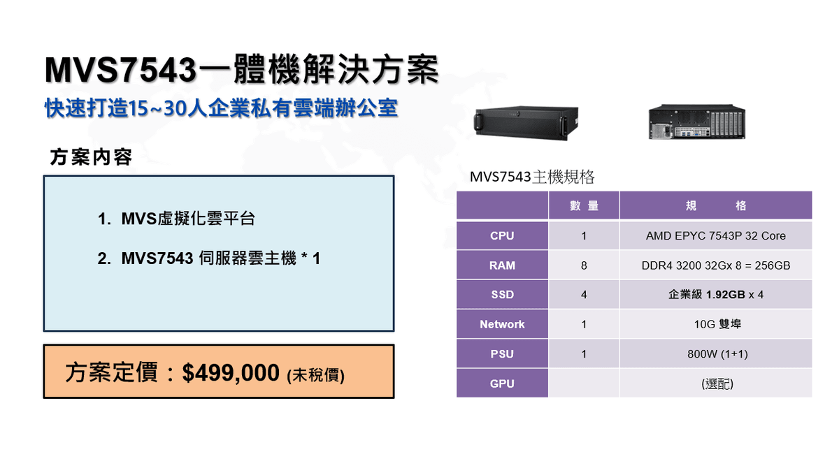 MVS7543一體機 