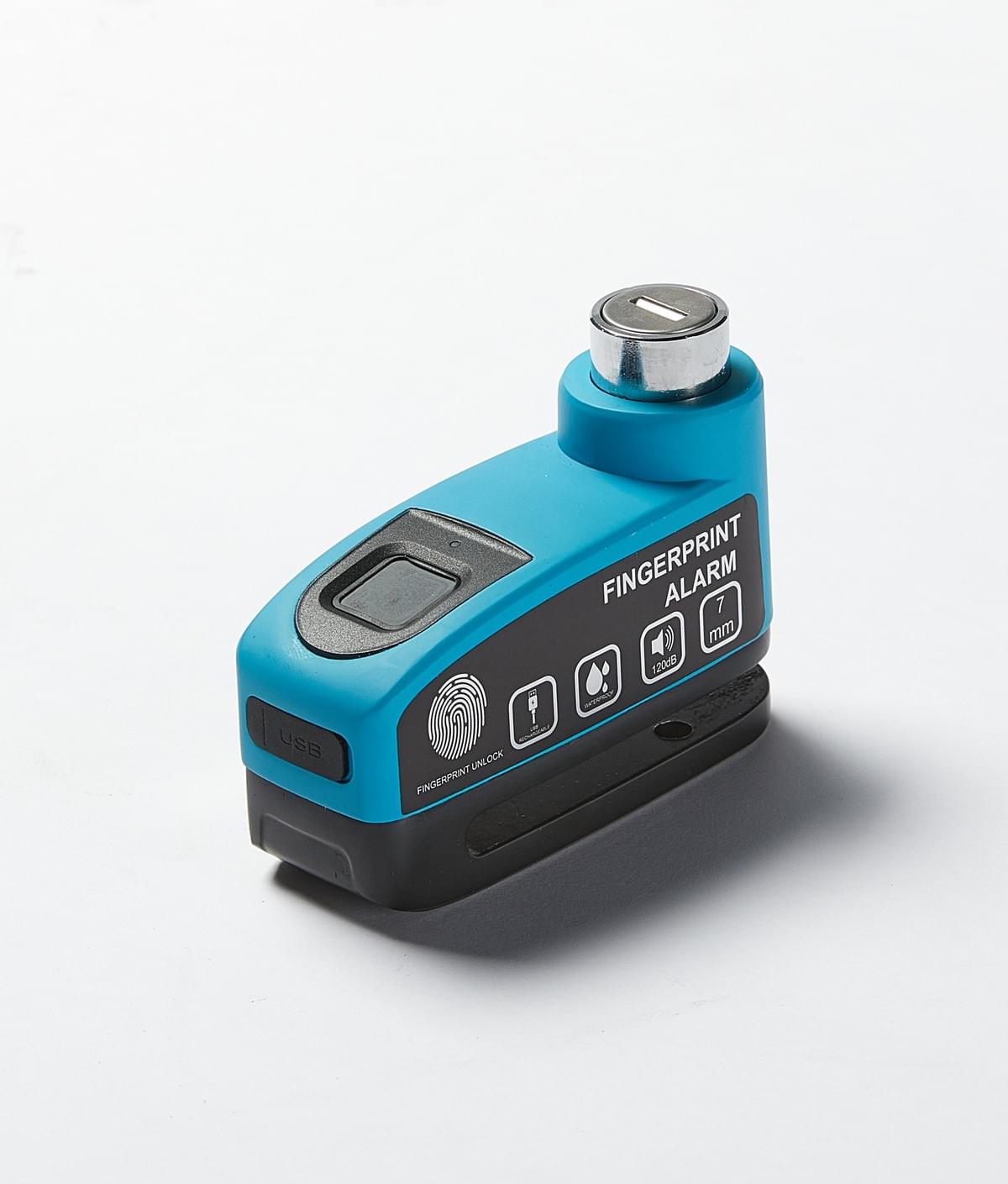 1408 Fingerprint Alarm Disc Lock