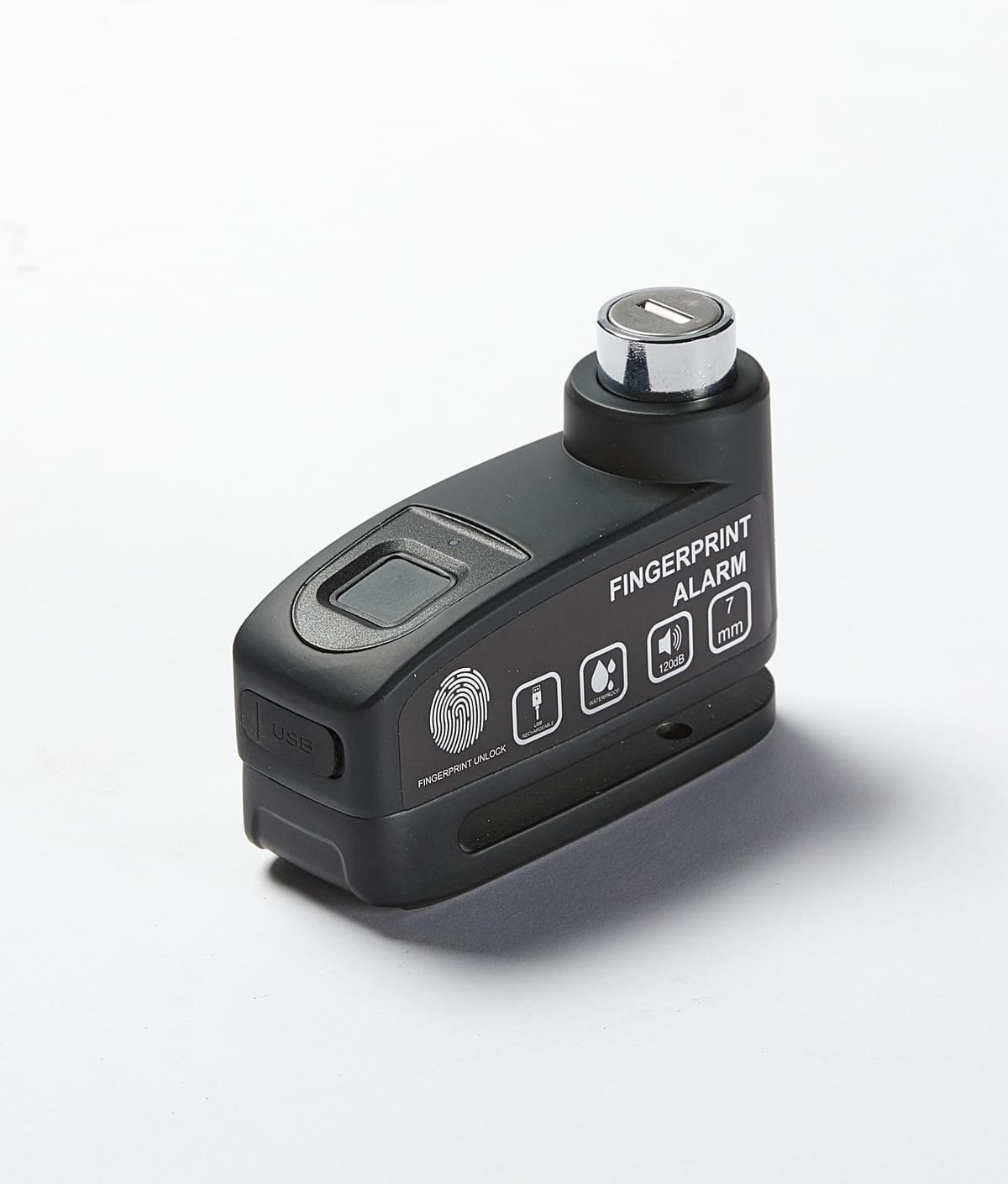 1408 Fingerprint Alarm Disc Lock