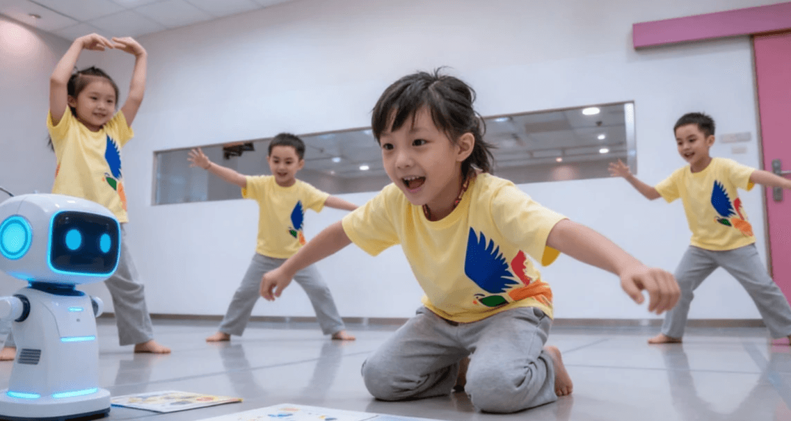 藝美學動感AI課程 小一小二肢體創意學習 不看螢幕AI教育 新店國小素養