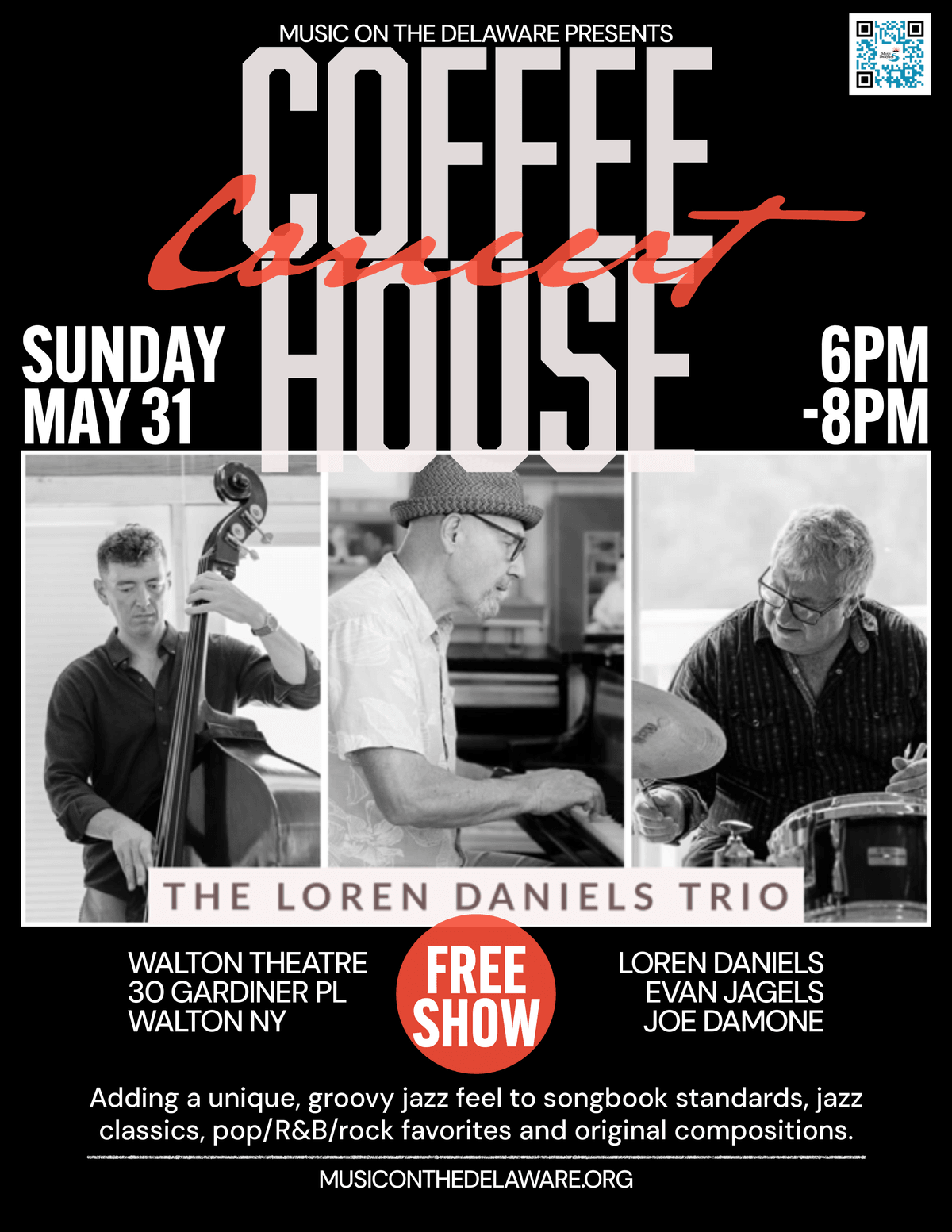 The Loren Daniels Coffeehouse Concert Poster The Loren Daniels Coffeehouse Concert Poster