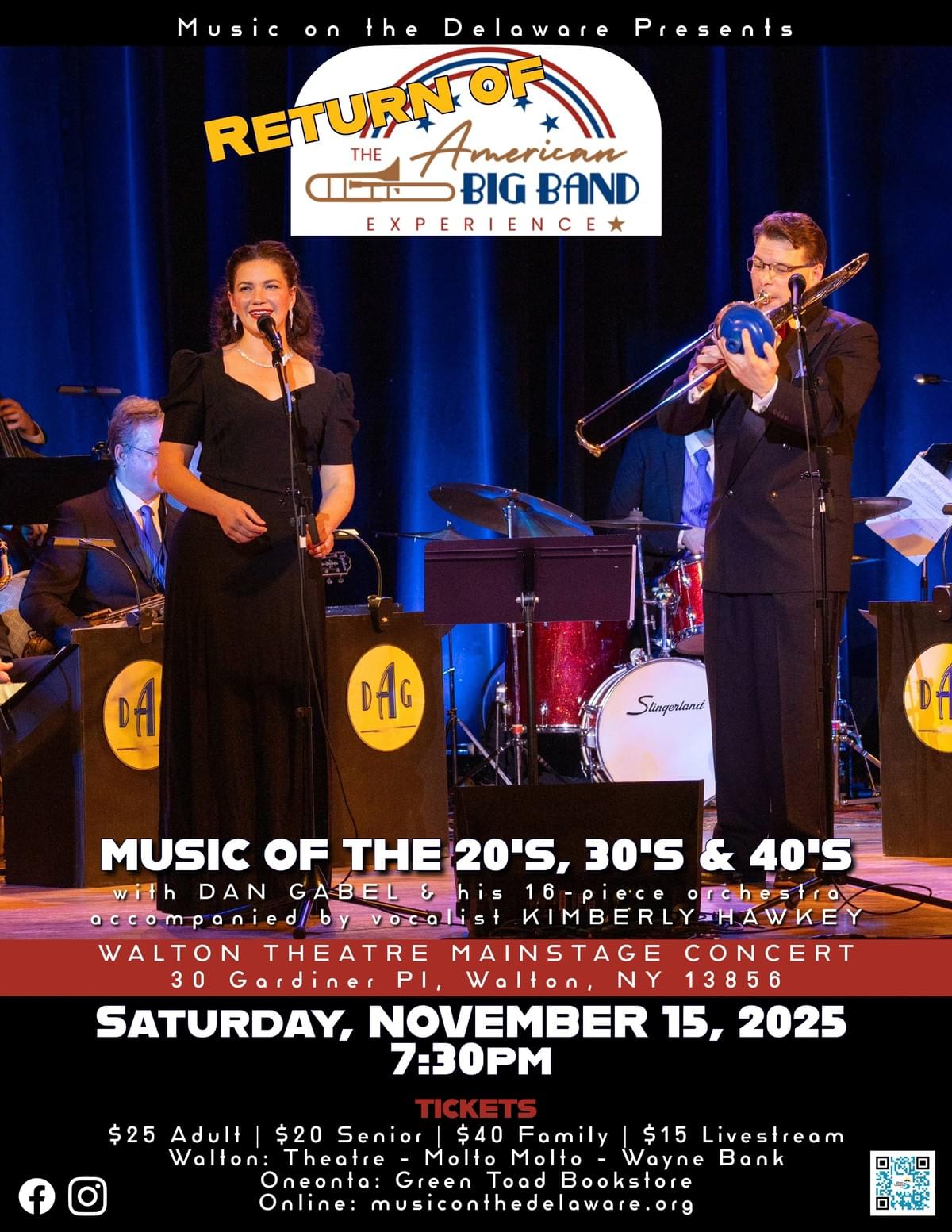 The American Big Band Experience Mainstage Concert Poster