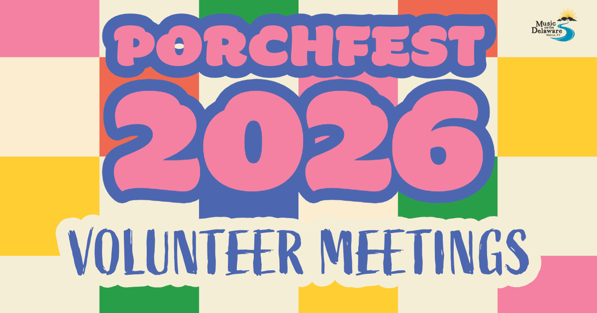 Porchfest 2026 Volunteer Meetings Porchfest 2026 Volunteer Meetings