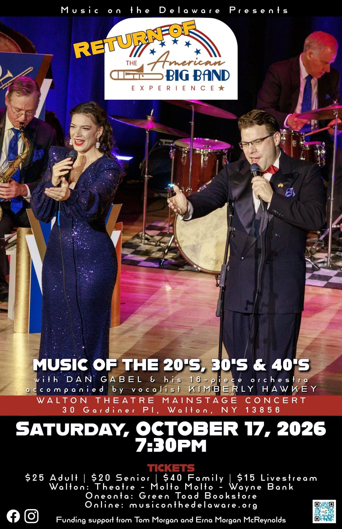 Return of the American Big Band Experience Poster