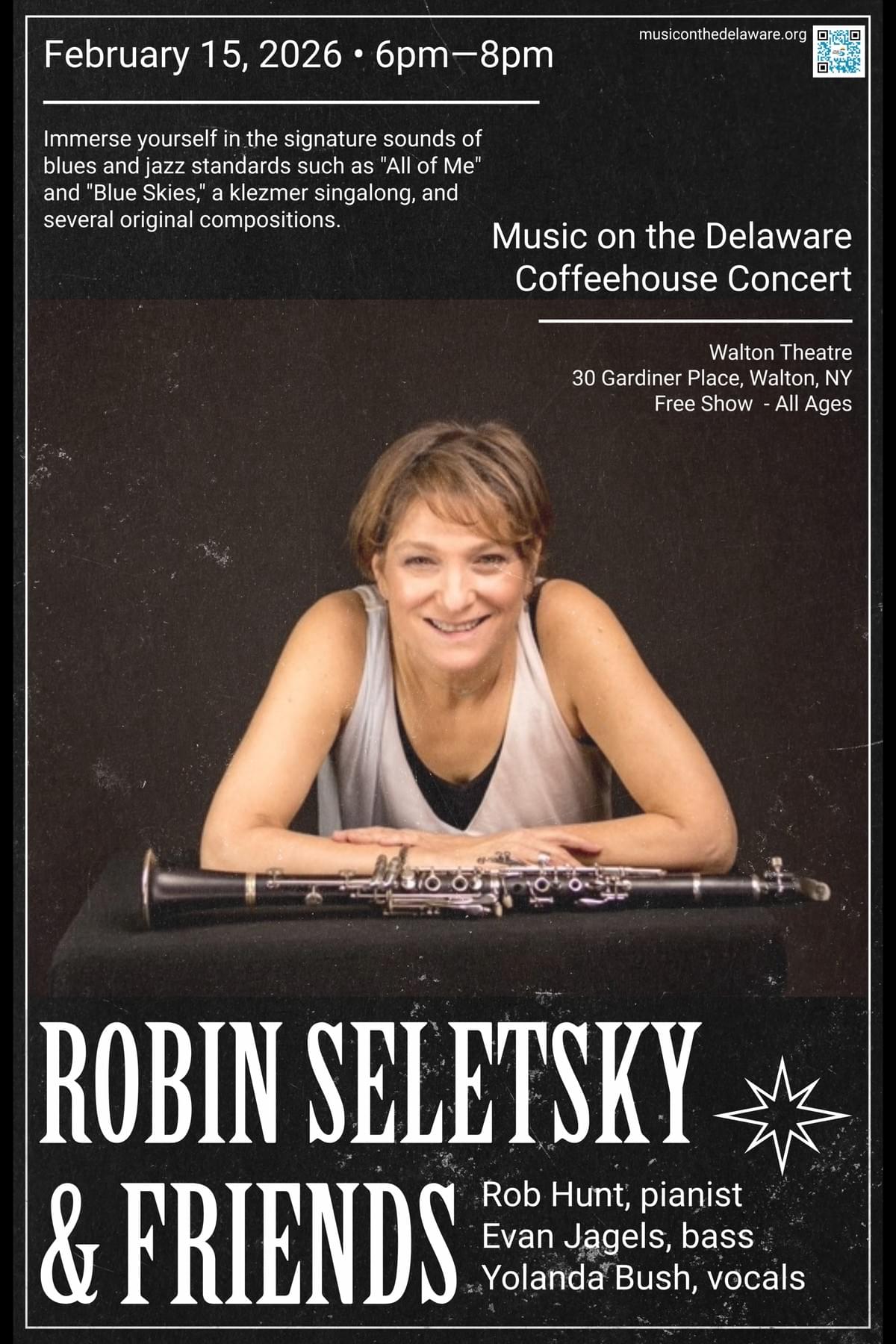 Robin Seletsky & Friends Coffeehouse Poster Robin Seletsky & Friends Coffeehouse Poster