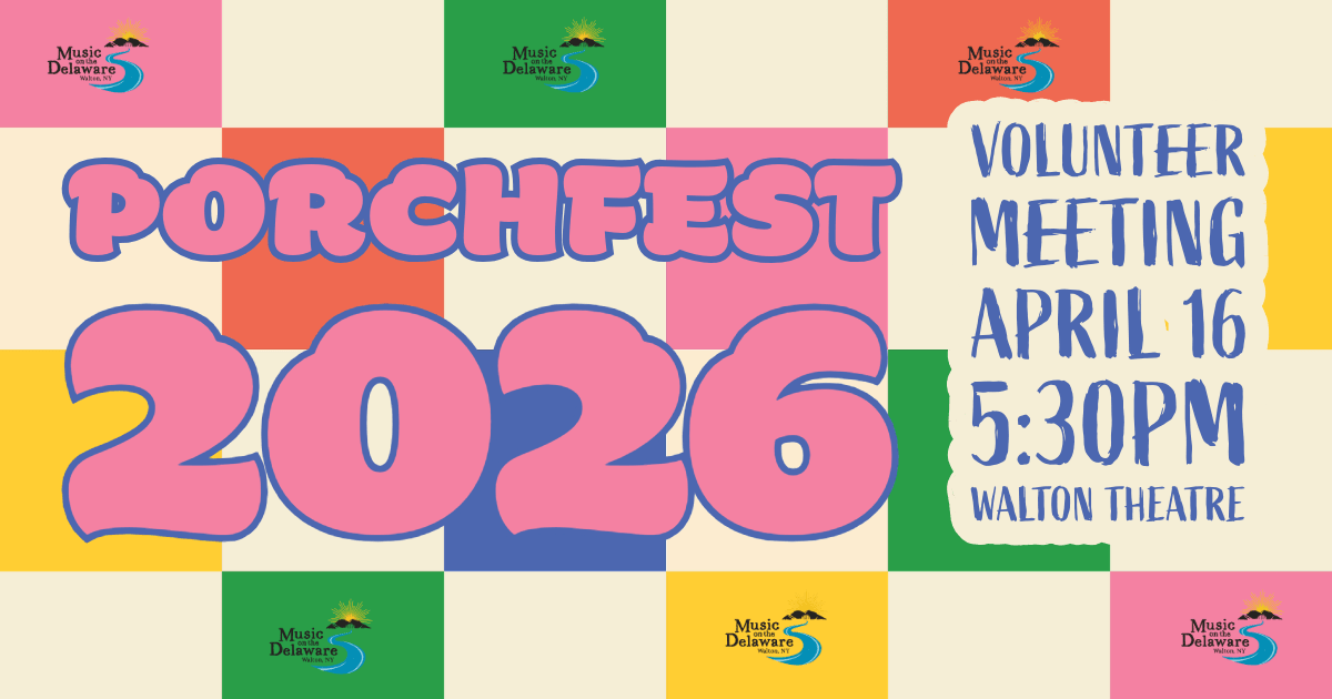 Porchfest Volunteer Meeting