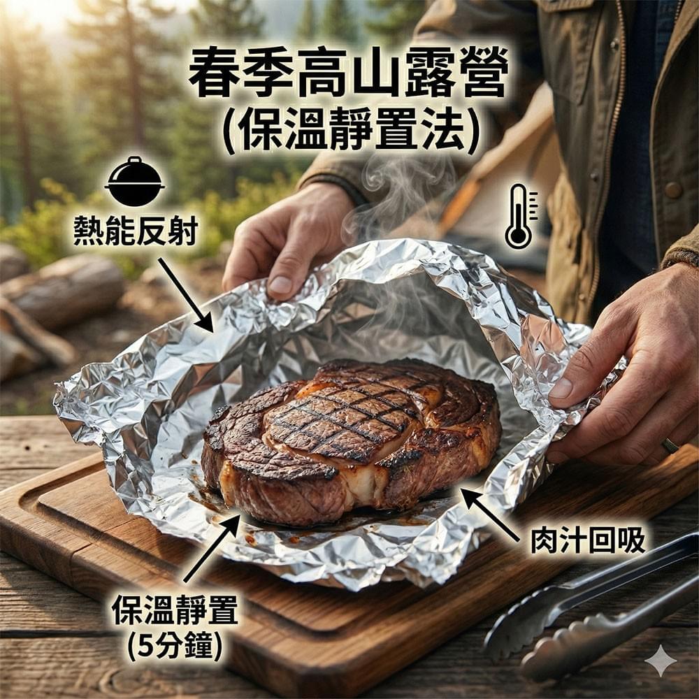 神技三：春季高山露營的「保溫靜置法」