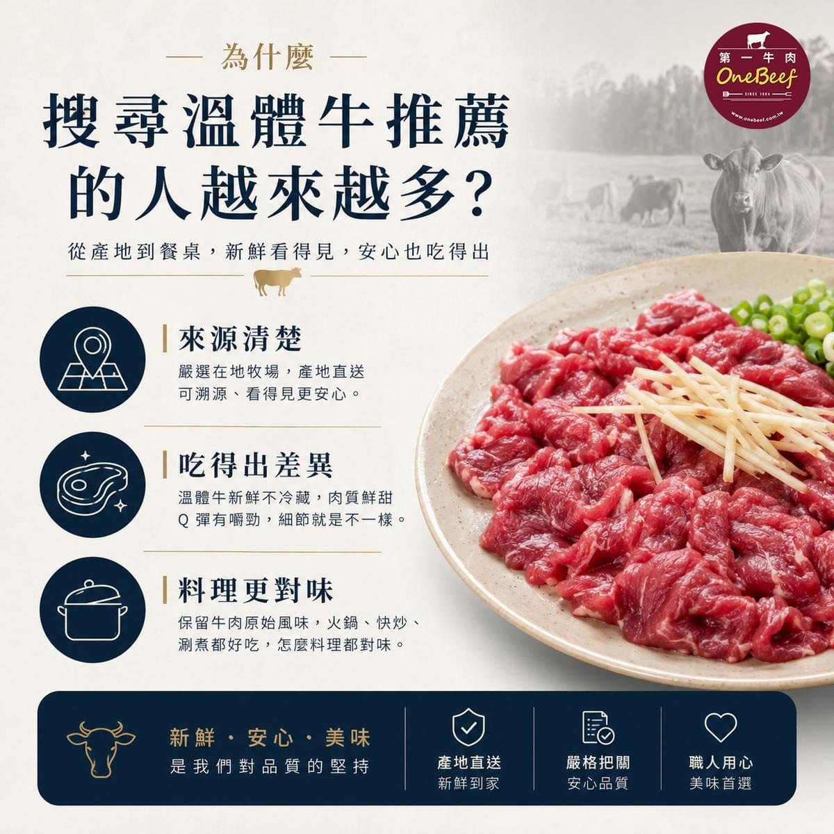 台灣溫體牛-第一牛肉