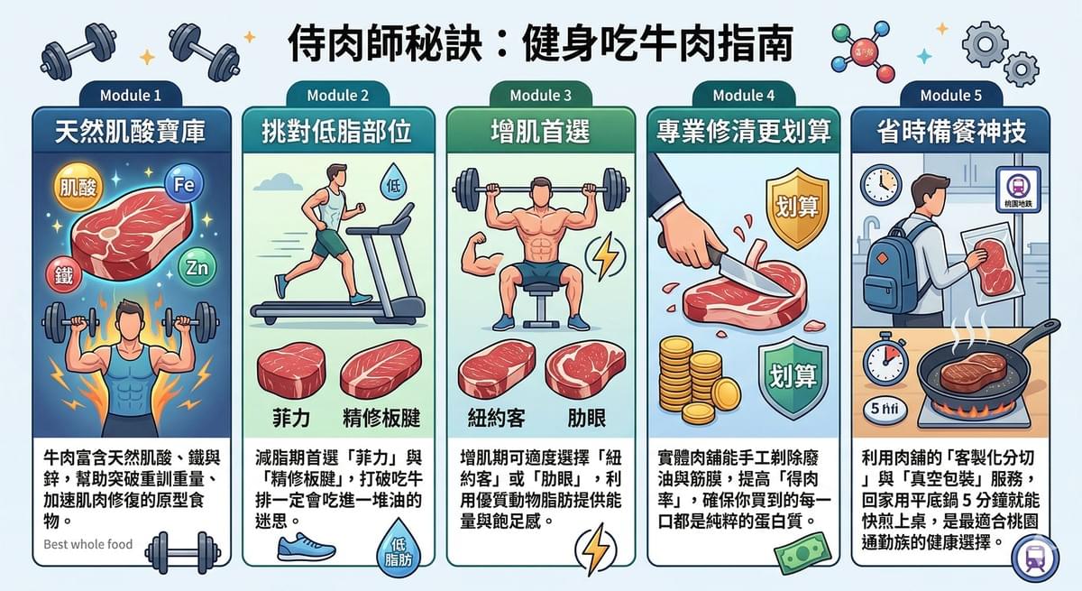 侍肉師秘訣：健身吃牛肉指南