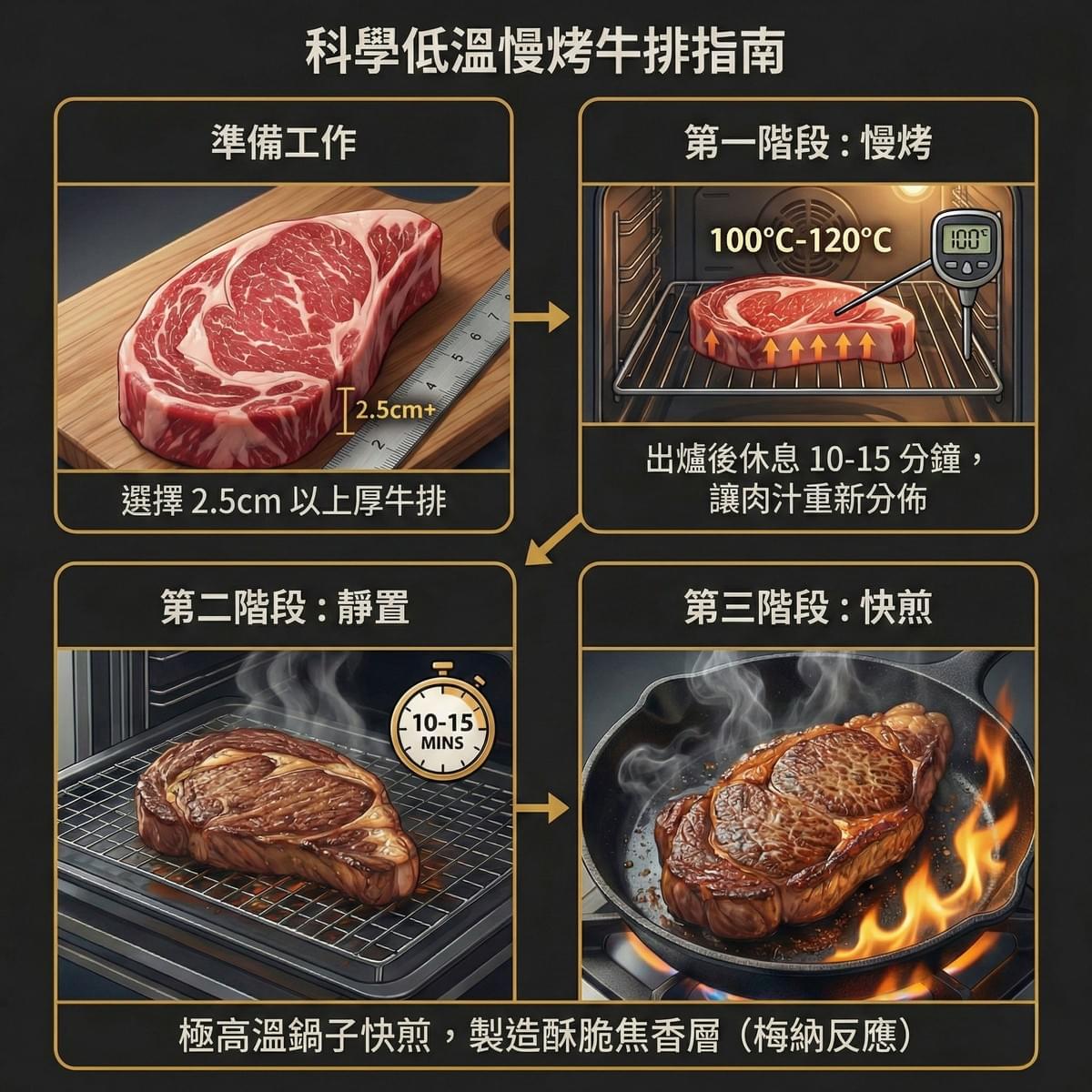 科學低溫慢烤牛排指南-第一牛肉OneBeef