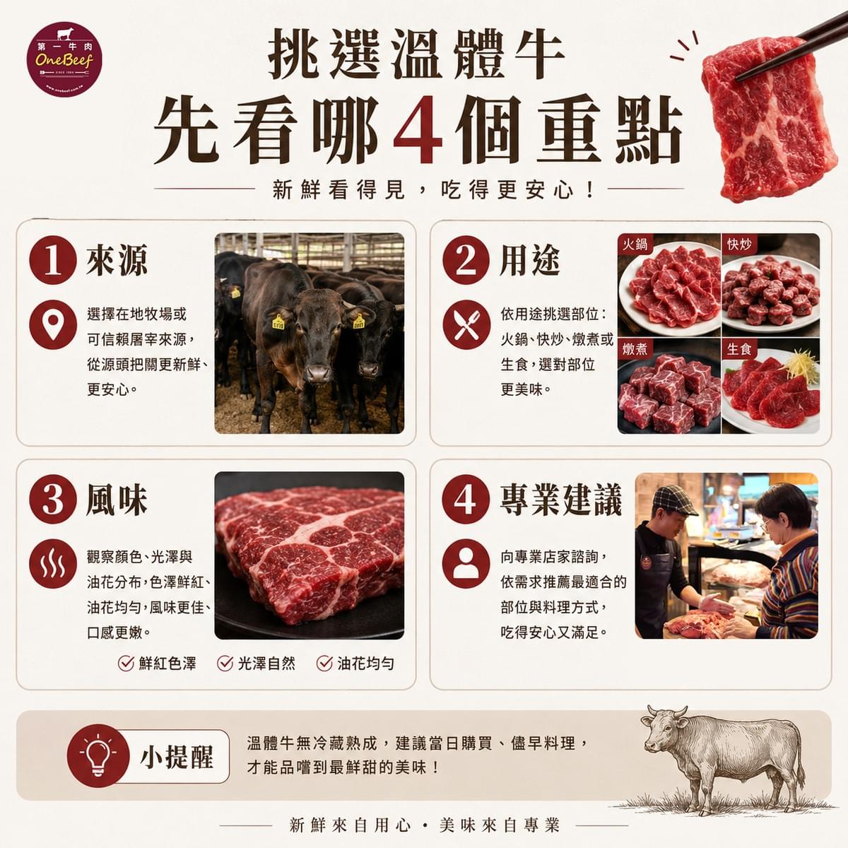 台灣溫體牛-第一牛肉