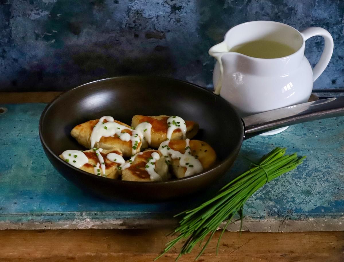 Potato and Goat Cheese Dumplings April Recipes