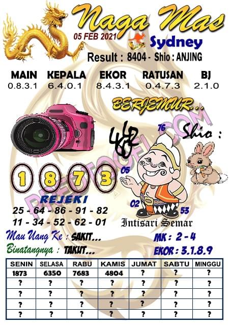 Syair Naga Mas Jumat 05 Februari 2021