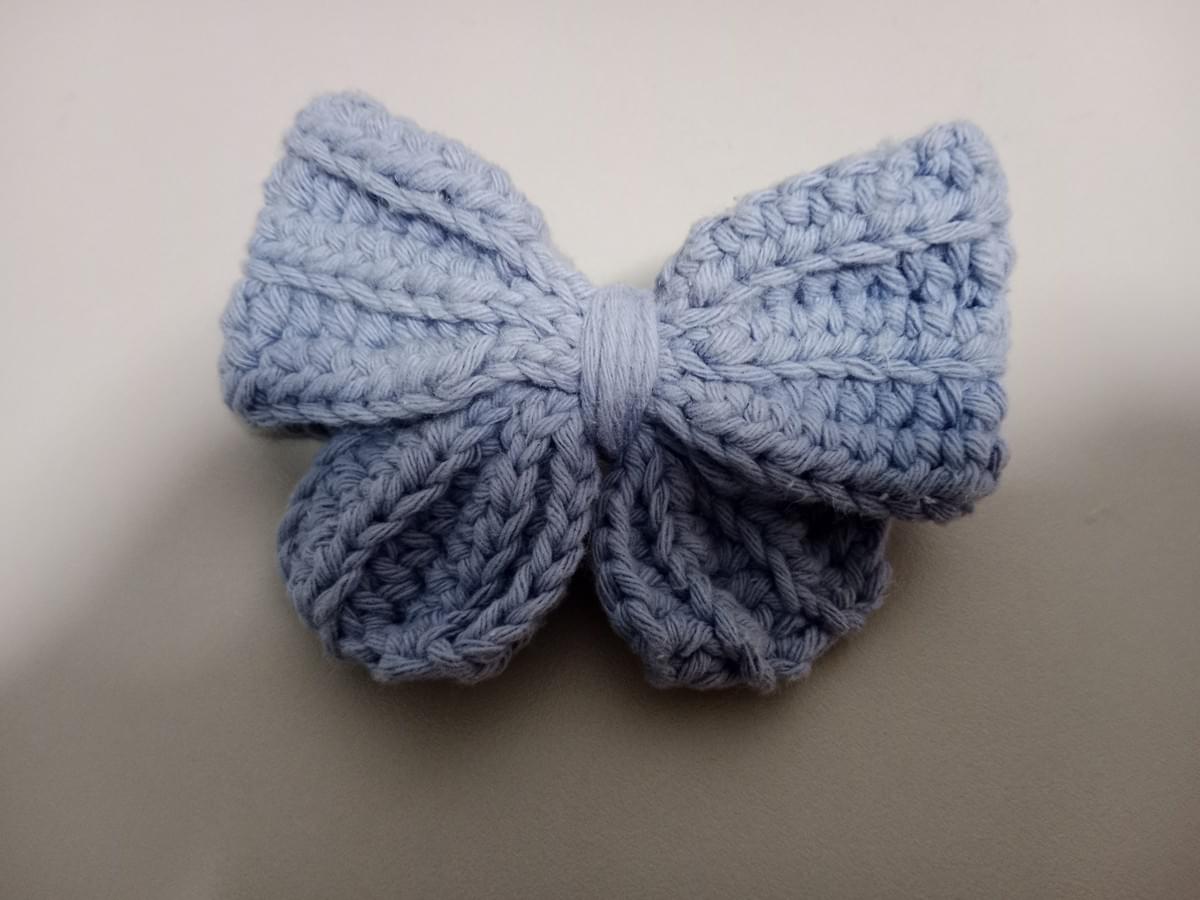 PRE ORDER- 3D Ribbon Crochet Barette Hair clip