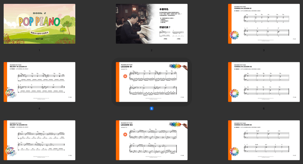 流行鋼琴初級教本 (下)
