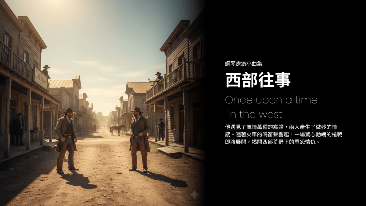 Once upon a time in the west 西部往事 (單曲樂譜)｜鋼琴療癒小曲集