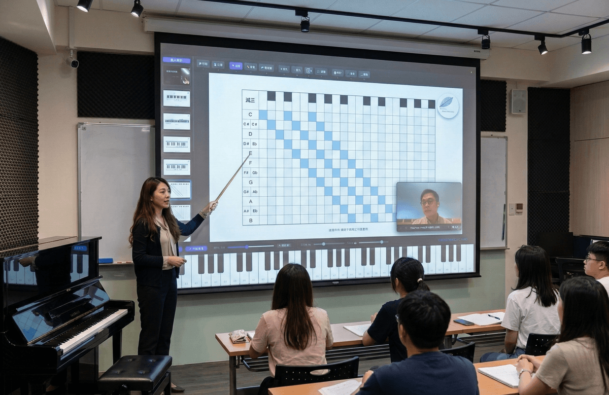 RainbowKeys Pro 彩虹鍵盤遠距教學系統