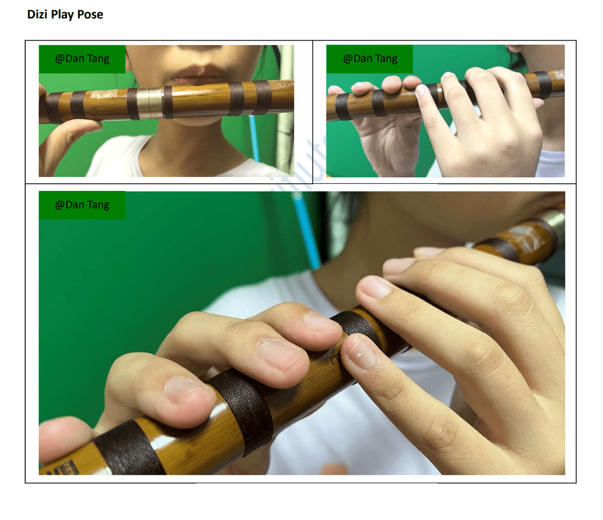 Free Songs Notation Score Book ( Chinese Bamboo Flute Finger Chart