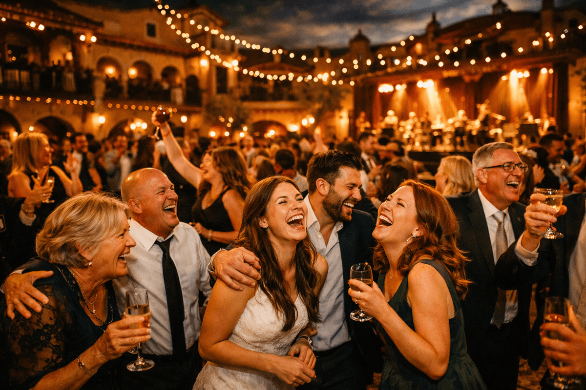 Wedding reception at Indiana Roof Ballroom 