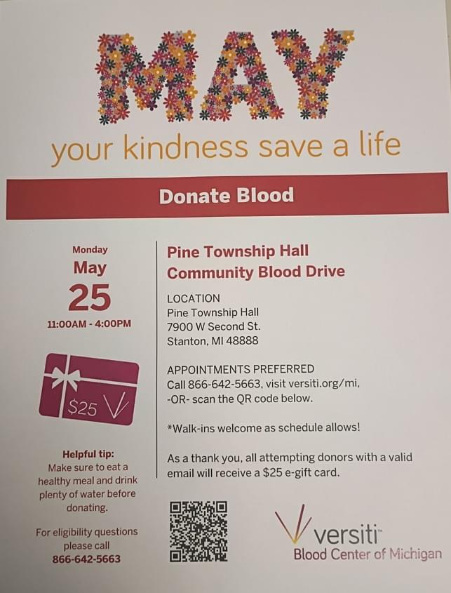 Blood Drive - May 25, 2026