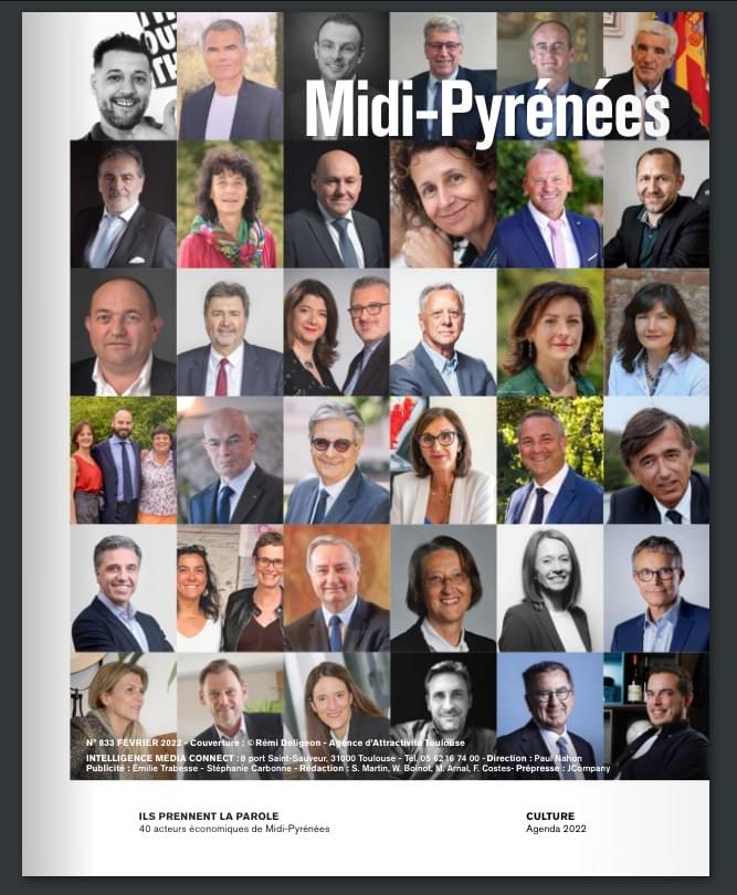 Les 40 acteurs économiques 2022 de la région Midi-Pyrénées by Marie Claire