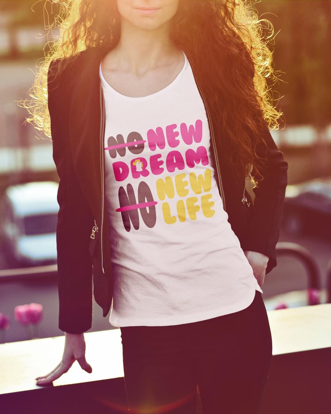 Débardeur Femme (No) New Dream (No) New Life - CD-MENTIEL STORE