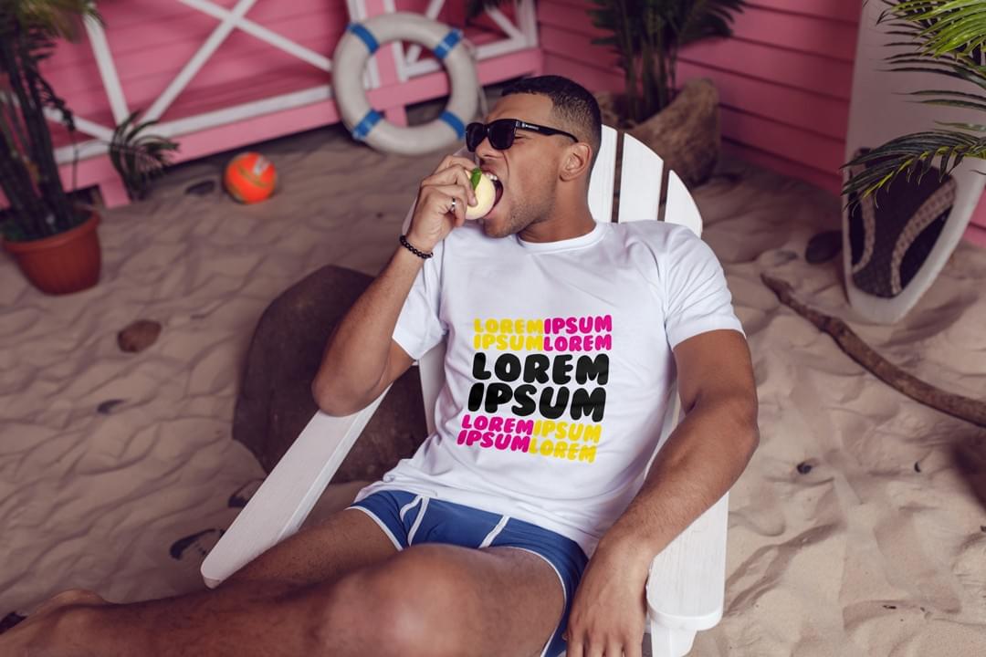 Tshirt Homme LOREM IPSUM - CD-MENTIEL STORE