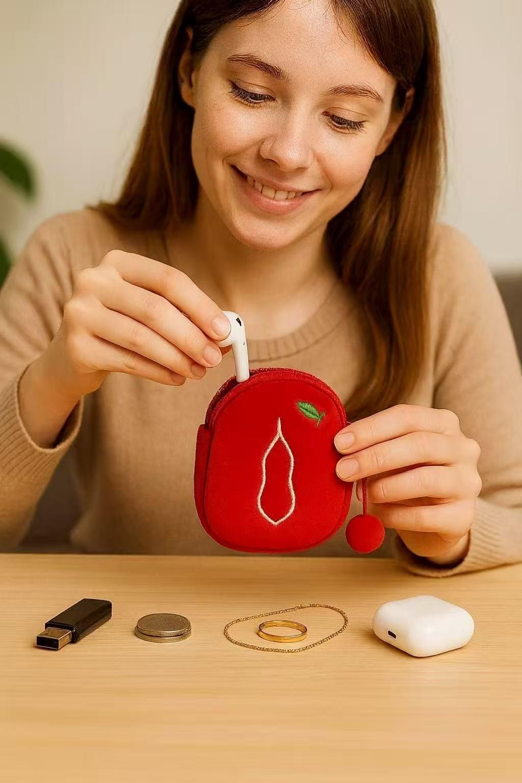 中藥文創紅棗零錢包