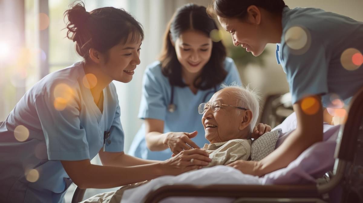 Our mission is to provide professional home care services, allowing every client to receive the best health care in a comfortable environment. Through our team of professional nurses, we are committed to enhancing the quality of life for the elderly and patients. All of this began with the mission of home care. door-to-door service, home care, professional nursing team, online store, online course