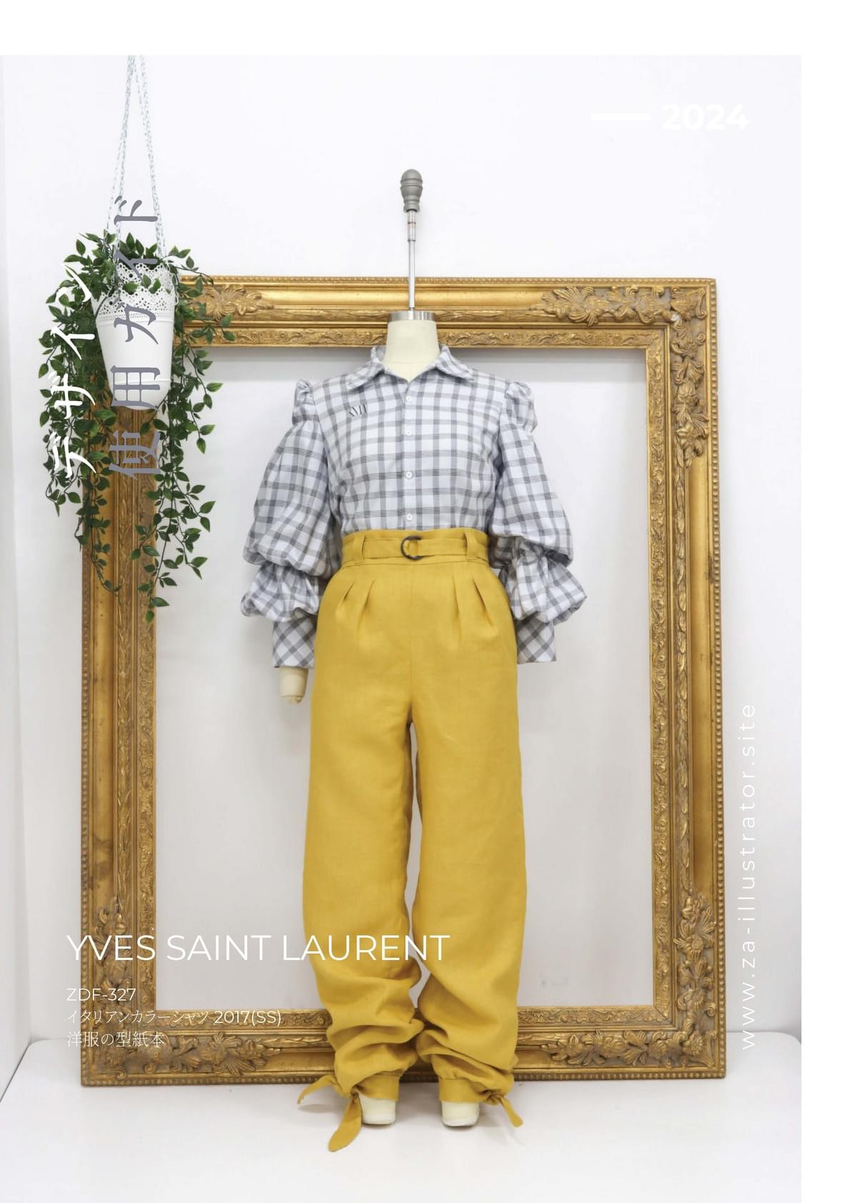 ZDF-327 The-YSL-Italian-Collar-Shirts 
