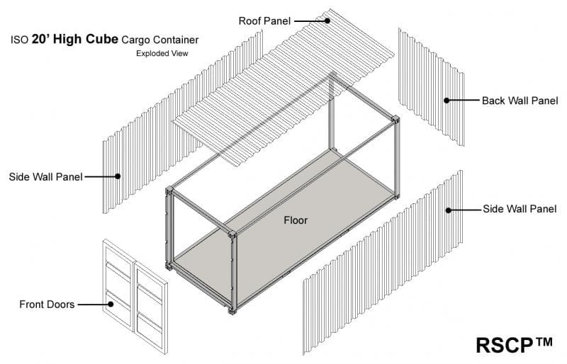 Iso Container Cad File