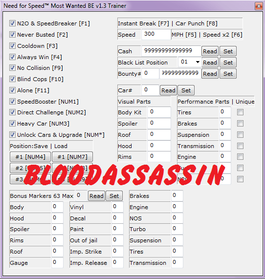 Need For Speed Most Wanted Cheat Trainer Download Cheat Trainer Nfsmw