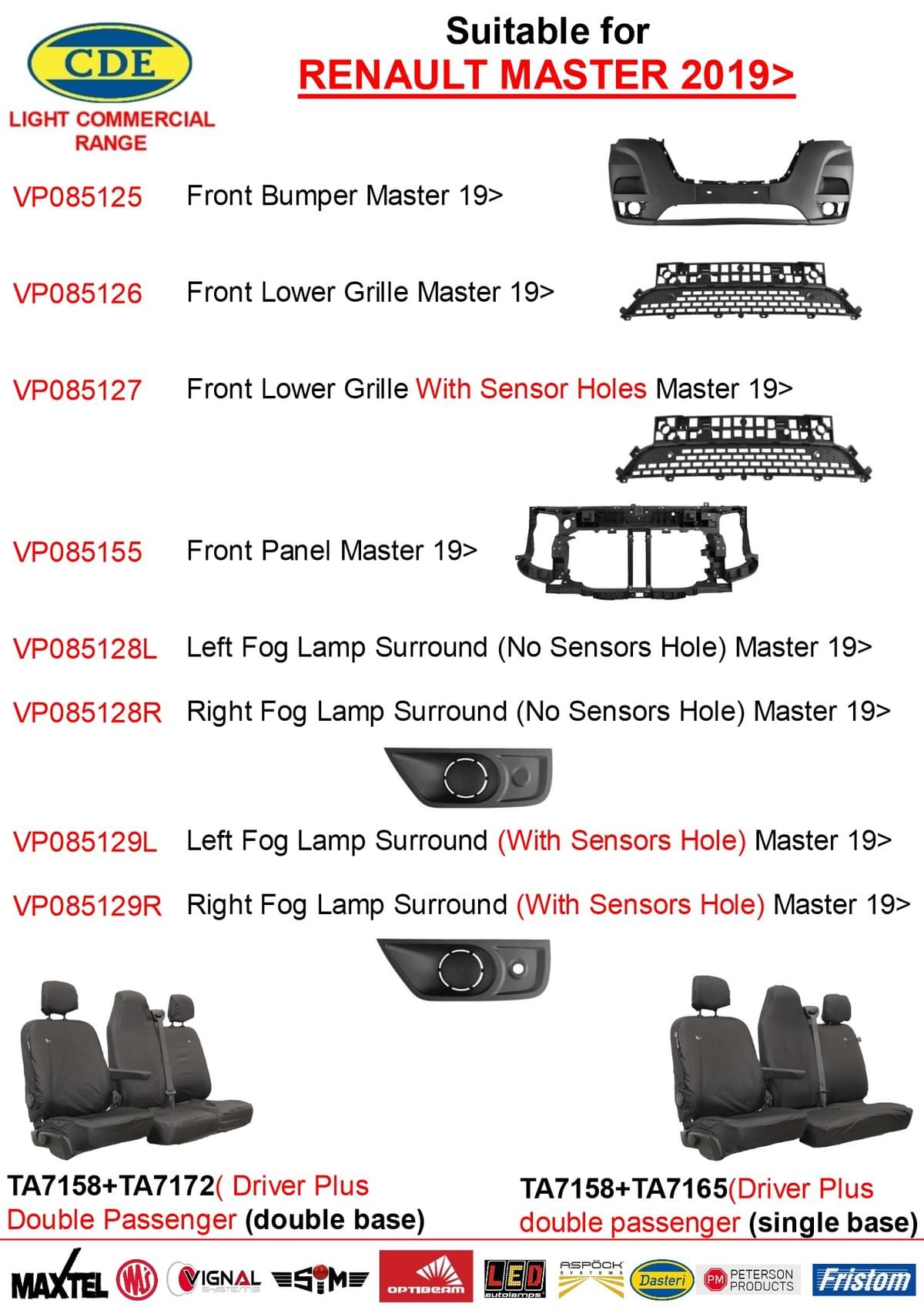 MASTER - MOVANO - NISSAN NV400 