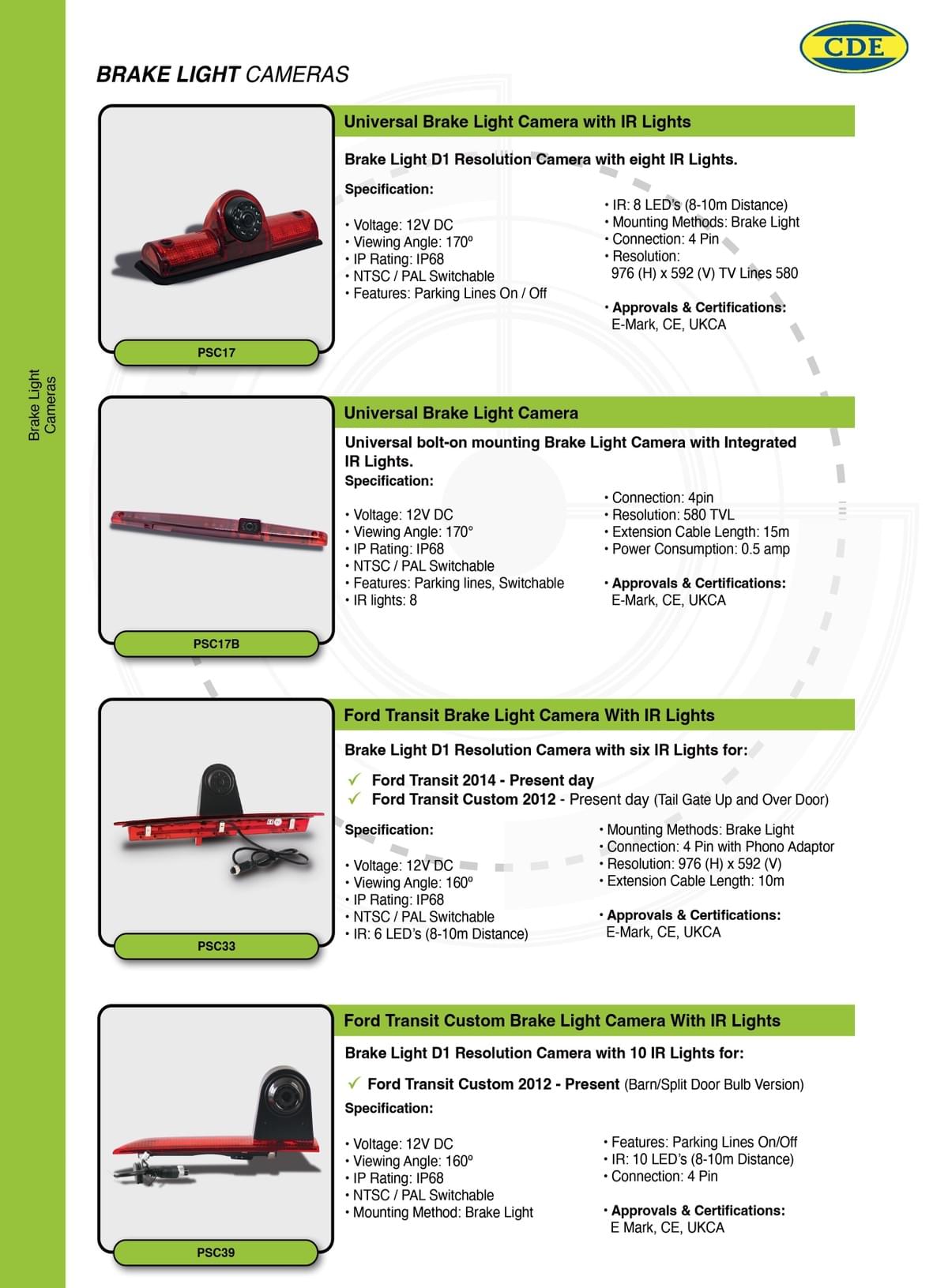 CAMERAS  / INVERTORS