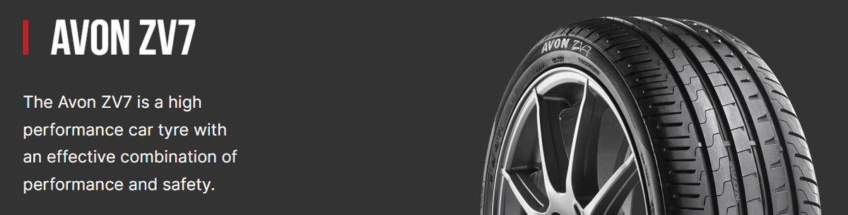 AVON ZV7 |  High Performance - A Rated Wet Braking