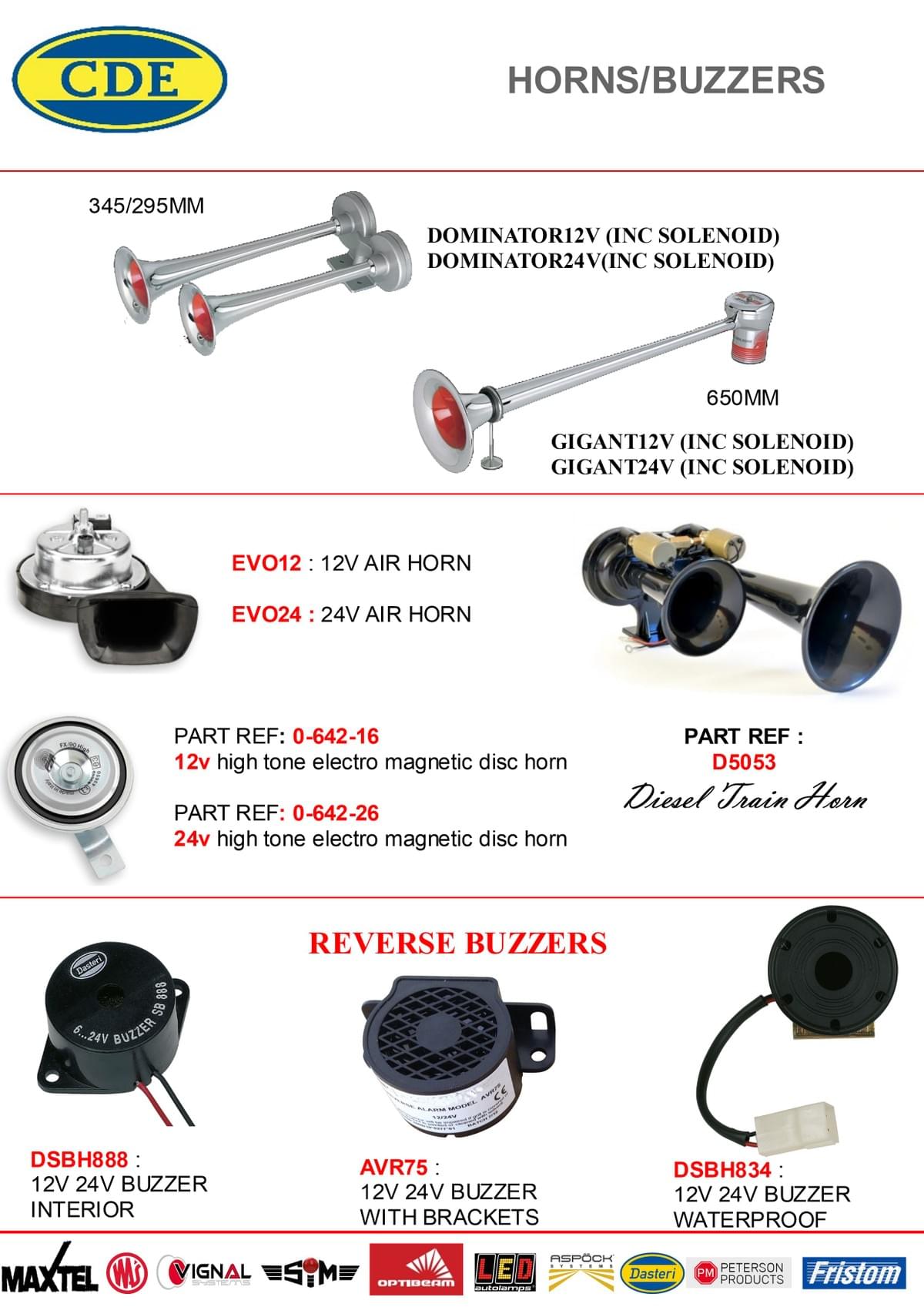 HORNS AND BUZZERS | ANTENNA