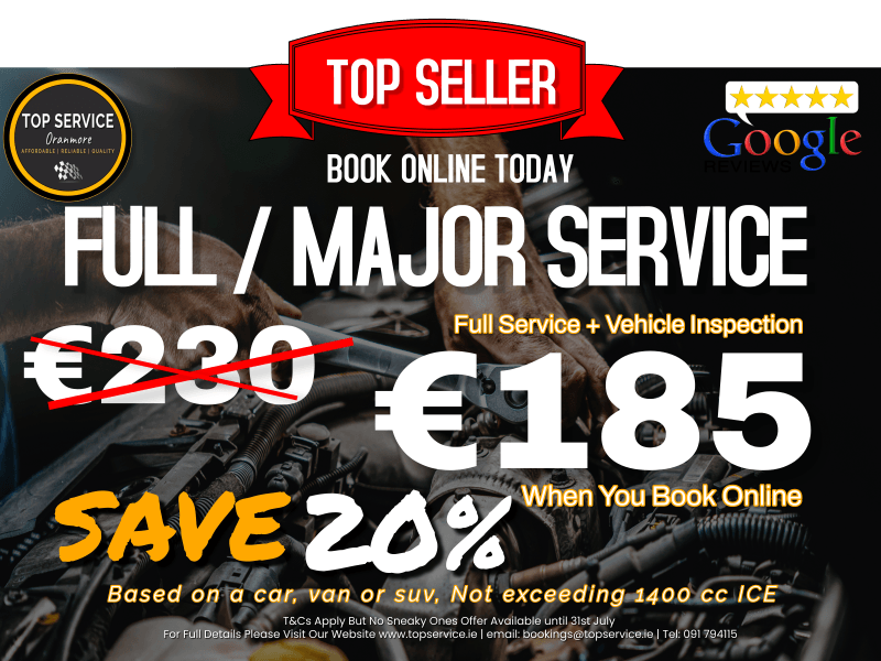 FULL / MAJOR SERVICE | Every 20,000kms or Every 12 Months