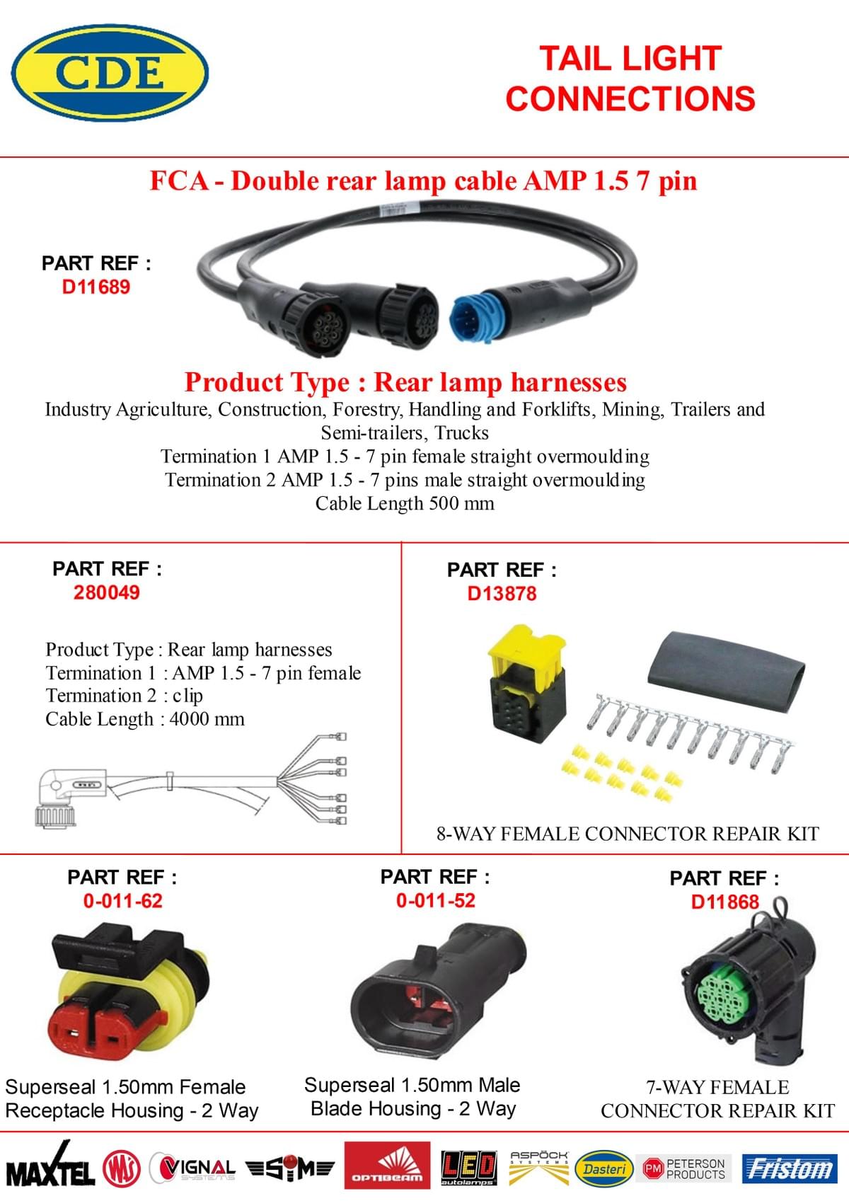 TAIL LIGHTVCONNECTORS, PAGE 138