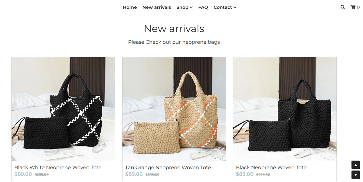 Build your online store with us like Neoprene