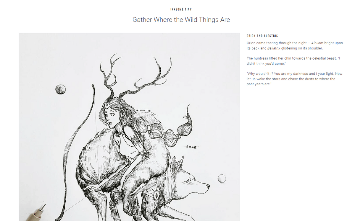 Inksome ecommerce website