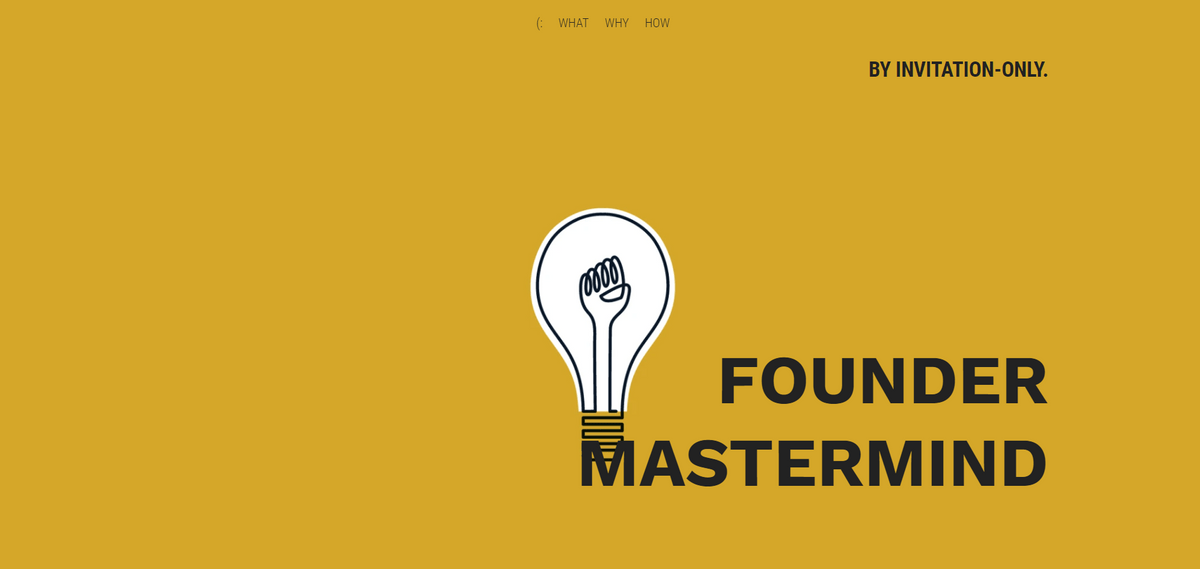 Founder mastermind  email list