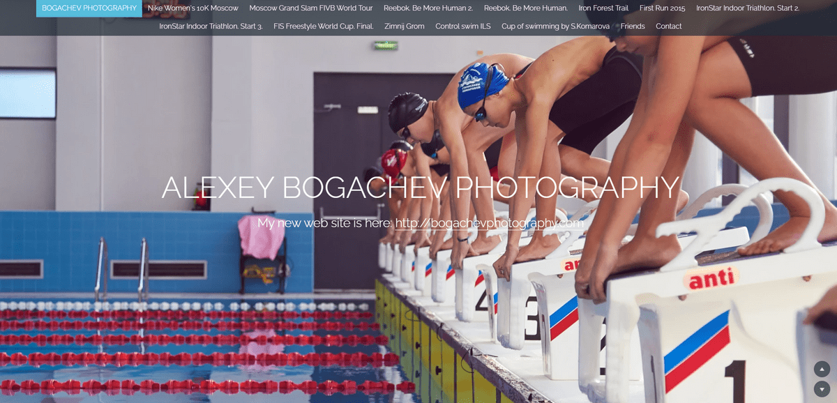 Sito web di ecommerce di Bogachev