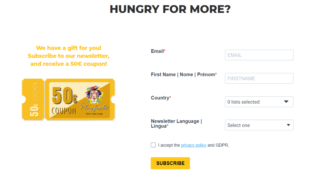 Playfight loyalty points system 