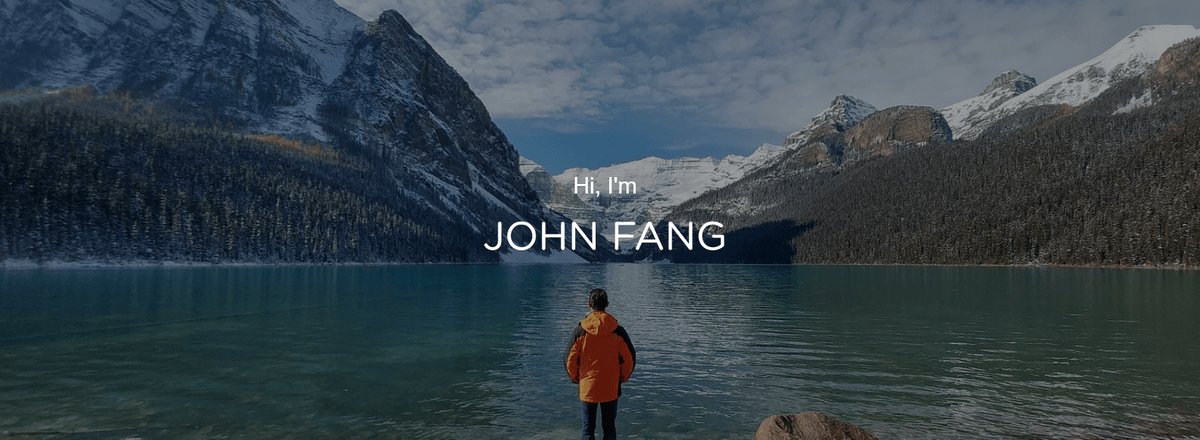 John Fang 网站设计提案